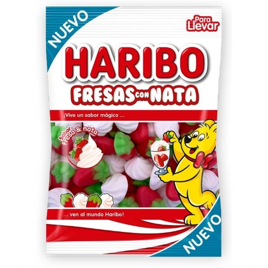 Bolsita haribo Fresas-Nata
