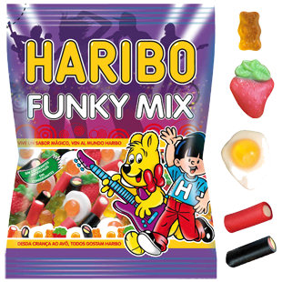 Bolsita haribo funky mix 100 gramos