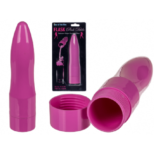 Botella de plastico Dildo pink 17,5cm
