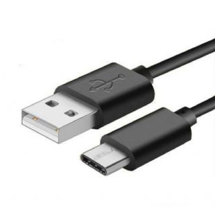 Cable tipo C USB 2.0 negro 2A/1M