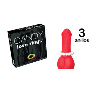 Candy love caramelo set 3 anillos 18 gramos