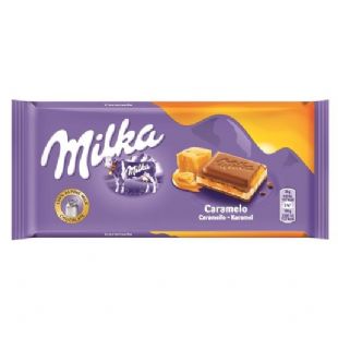 Tableta Milka caramelo 100g