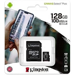Micro SD Kingston 128GB clase 10