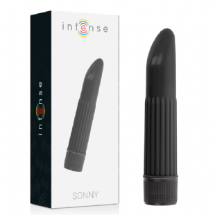 Vibrador negro multispeed 14cm