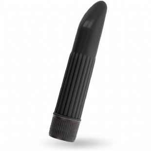 Vibrador negro multispeed 14cm